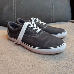 Target Men's Dark Gray Canvas Sneakers